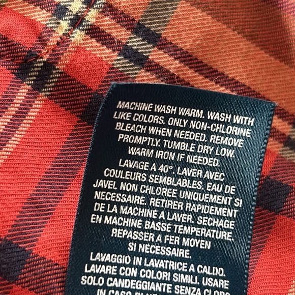 Ralph Lauren Skiwear Plaid Dress w Button Flap Pockets, Ruffle Hem +MEASUREMENTS - Picture 8 of 10